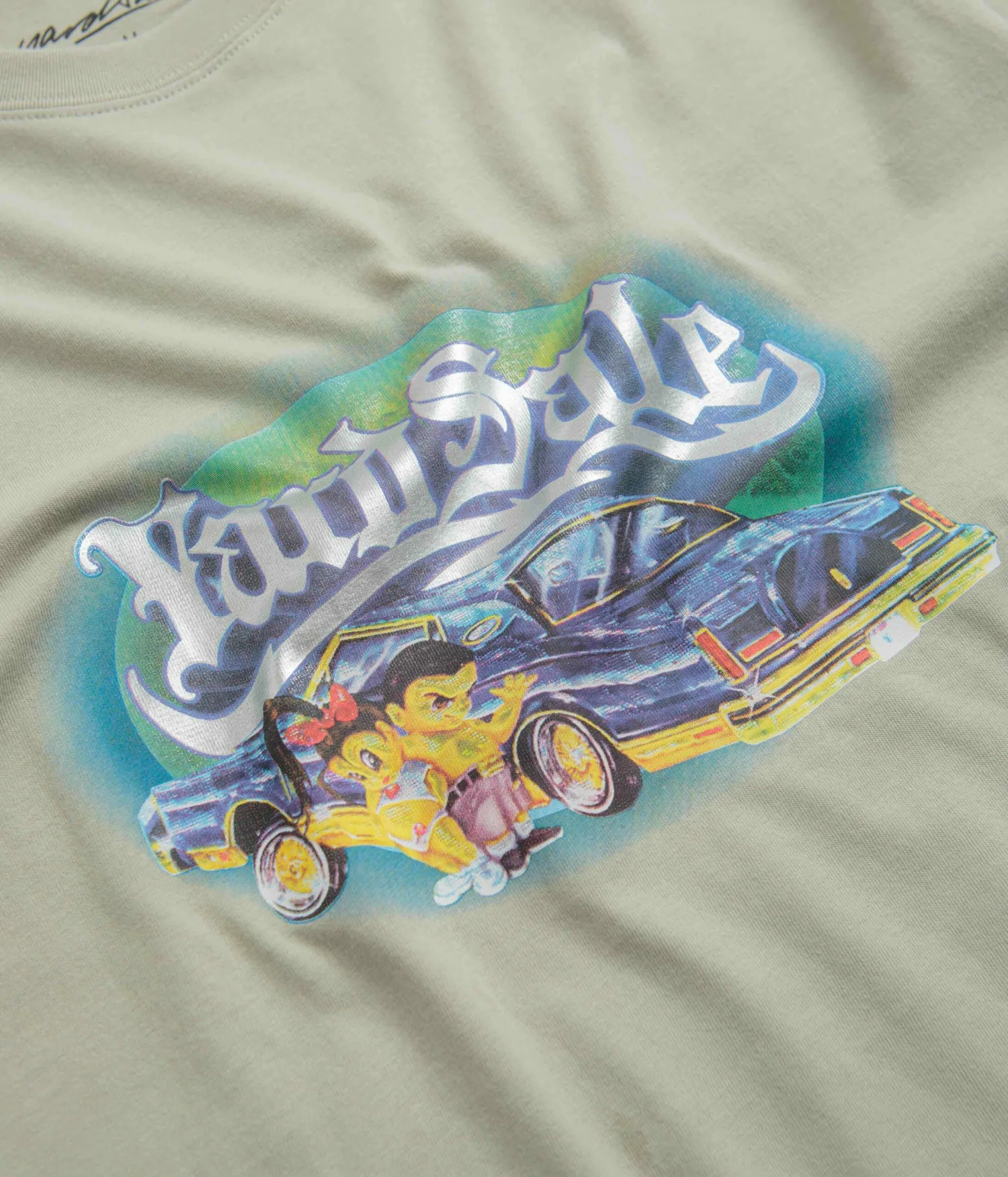 Yardsale Lincoln T-Shirt - Beige 5 Yardsale Lincoln T-Shirt - Beige - Image 3