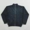 Yardsale Ripper Knit Zip Sweatshirt - Navy -FLATSPOT Sales yardsale ripper knit zip sweatshirt navy 1