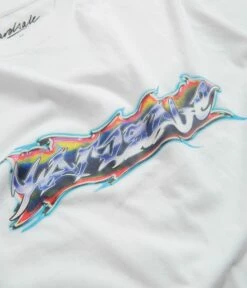 Yardsale Shiny T-Shirt - White -FLATSPOT Sales yardsale shiny t shirt white 3