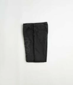 Yardsale Snake Denim Shorts - Black -FLATSPOT Sales yardsale snake denim shorts black 2