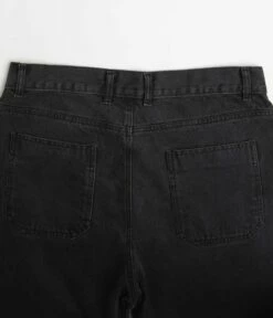 Yardsale Snake Denim Shorts - Black -FLATSPOT Sales yardsale snake denim shorts black 7