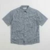 Yardsale Zenith Short Sleeve Shirt - Blue -FLATSPOT Sales yardsale zenith short sleeve shirt blue 1