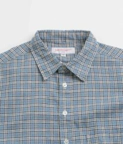 Yardsale Zenith Short Sleeve Shirt - Blue -FLATSPOT Sales yardsale zenith short sleeve shirt blue 2