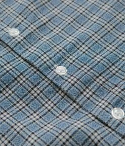 Yardsale Zenith Short Sleeve Shirt - Blue -FLATSPOT Sales yardsale zenith short sleeve shirt blue 3