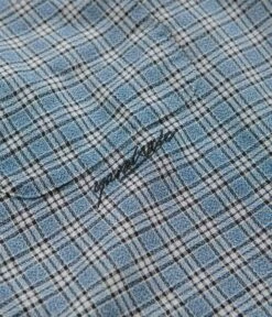 Yardsale Zenith Short Sleeve Shirt - Blue -FLATSPOT Sales yardsale zenith short sleeve shirt blue 4